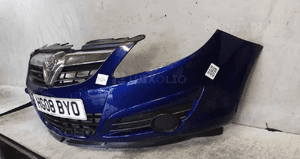Zderzak przód przedni opel corsa d Z21B granat granatowy 3