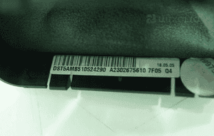 Lewarek biegow gałka mieszek A2302675610 7f05 mercedes sl R230 02 7