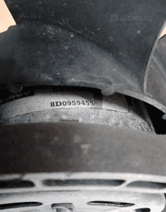 Wentylator chłodnicy wiskoza Audi A4 B5 8D0959455 3