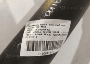 BMW 4 F32 420i Wał Napędowy - 14924 4
