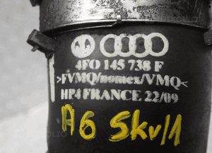 Rura wąż intercoolera audi A6 C6 3.0TDI 4F0145738F dostępne 2 sztuki 5