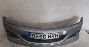 ^ ZDERZAK PRZÓD PRZEDNI DO OPEL ASTRA H 3 III GTC HALOGENY  Z163 SZARY 5