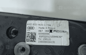 Lusterko lewe audi e-tron kamera 4KE857409C 6