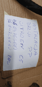 Wiązka instalacja drzwi prawy przód Citroen C5 III UK 9684766880 7