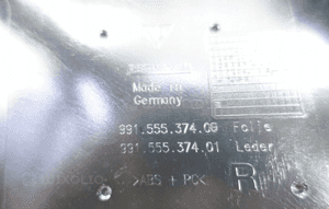 Tapicerka ściany bocznej prawa porsche 991 911 GT3 7
