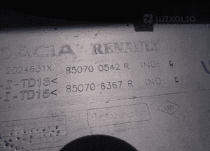 Dokładka zderzaka tylnego dacia duster ii nowa 850706367R oryginał 3