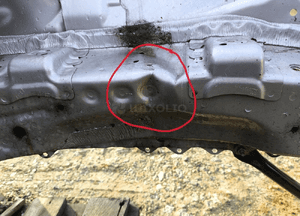 Opel insignia b ćwiartka przednia lewa lewy przód podłużnica fartuch 3