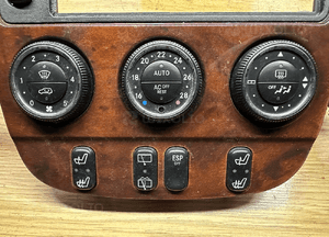MERCEDES ML 163 lift  panel klimatyzacji drewno  dekor low range 6