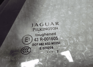 Jaguar xk X150 szyba karoseryjna lewa tył tylna 5
