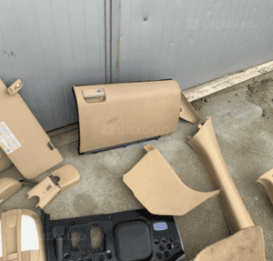 mercedes ml gl 164 uszczelki plastiki beżowe beż osłona słupek 10