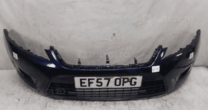 Zderzak przód przedni do ford mondeo MK4 vi halogeny kod kolor E6 uszkodzony ! 5