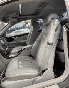 mercedes cl 215 fotel fotele wentylacja grzane jasne szare 1