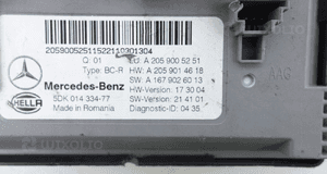 MODUŁ STEROWNIK KOMFORTU SAM MERCEDES C W205 13-21 A2059005251 5