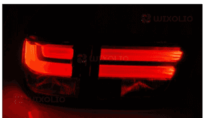 Lampy diodowe bmw X5 E70 07-10 rok led bar red 2