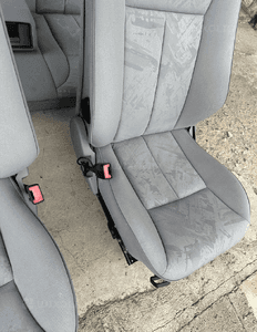 MERCEDES E 210  boczki tapicerki fotel fotele podgrzewane elegance jasne 8