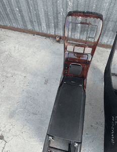 mercedes cl 215 podłokietnik dekor  drewno panel czarny szary 25