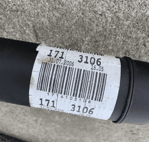 mercedes slk 171 wał napędowy 350 benzyna m272 3
