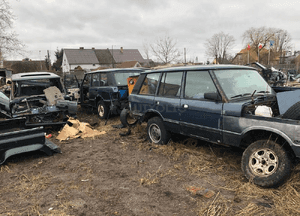 Maska błotnik lampa zderzak Range Rover Classic 2
