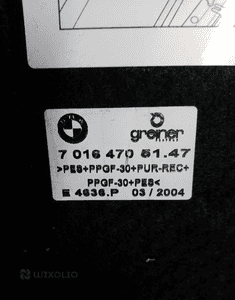 Podłoga tapicerka bagażnika bmw e 46 compact 3