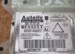 MODUŁ SENSOR AIR BAG RENAULT LAGUNA II 550758700 2