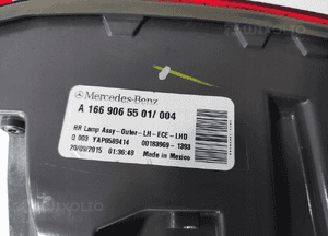 Lampa lewa lewy tył tylna mercedes gle i W166 166 A1669065501 2015-2019 12