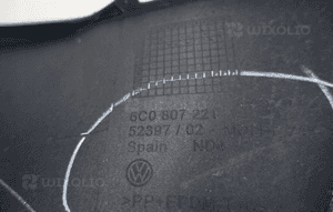 Vw polo v lift 2014- zderzak przód przedni 6C0807221 10