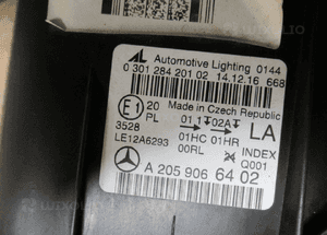 Lampa przód przednia prawa lewa mercedes c-klasa W205 2014- 20
