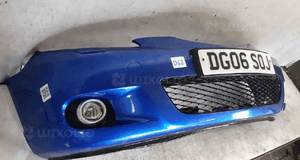 Zderzak przód przedni do mazda 3 iii hb hatchback spryskiwacze lamp xenon halogeny niebieski 4