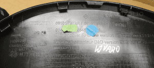 Osłona obudowa kolumny kierowniczej zegarów Opel Vivaro B 93867996 7