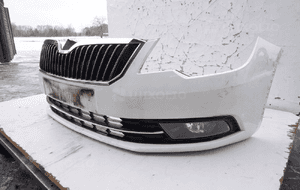 Zderzak przód halogeny skoda superb ii 2 lift LF9E 2