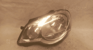 Lampa przednia lewa przód lewo volkswagen polo 9N lift 1