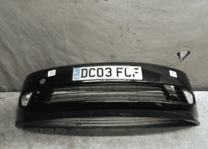 Zderzak przód przedni ford fiesta MK.6 vi halogeny D2 czarny 2