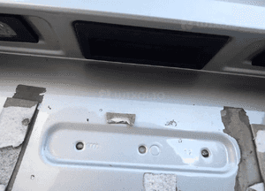 Klapa tył spoiler audi A4 B8 sedan radom 5