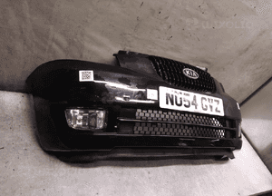 } ZDERZAK PRZÓD PRZEDNI DO KIA PICANTO Z1 CZARNY HALOGENY 5