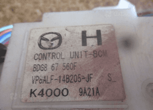 Moduł komfortu mazda 3 ii bl BDG867560F 2