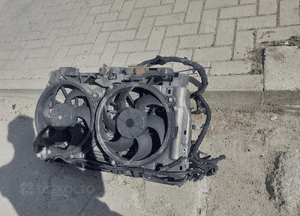 Peugeot 407 Citroen C5 2.7 HDI DIESEL pas przedni chłodnica wody wentylator KOMPLET ! 3
