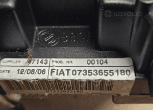 Alfa Romeo 147 przełącznik pod kierownicę świateł wycieraczek 07353655180 2