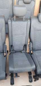 Fotele komplet kanapa pół skóra fotele boczki Opel Zafira C 5