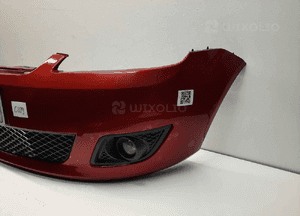 Zderzak przód przedni ford fiesta MK6 vi lift fl T5 rudy pomarańczowy halogeny 4