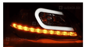 Lampy Reflektory MERCEDES W204 11-14 BLACK LED 3