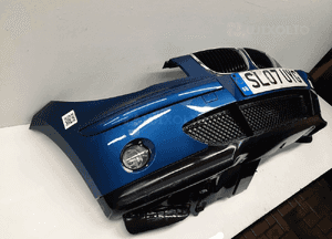 Zderzak przód przedni bmw E87 seria 1 i lemans blau niebieski halogeny 5