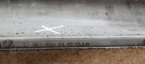 Nakładka listwa progu lewa Mercedes ML W163 1636900140 8