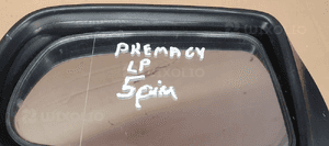 Lusterko lewe 5pin 5 pinów Europa Mazda Premacy 6