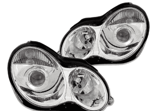 Lampy soczewkowe mercedes W203 c-klasa 00-04 rok 1