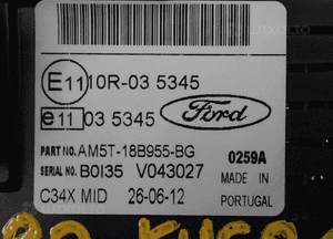 Wyświetlacz radia ford kuga MK2  AM5T-18B955-BG 5