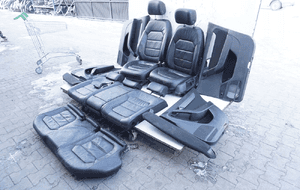 FOTELE SIEDZENIA SKÓRA VW PASSAT B7 SEDAN 9