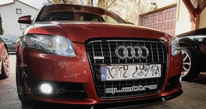 Logo Napis Emblemat QUATTRO 100% Stal Nierdzewna AUDI Gril Atrapa 11