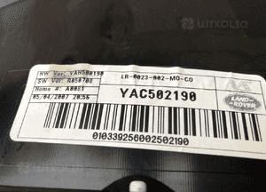 Licznik YAC502190 RHD Range Rover Sport L320 2.7 TDV6 2