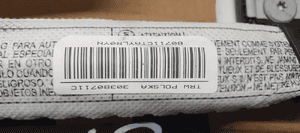 Kurtyna airbag boczna lewa BMW 3 E90 84696664504 5