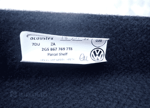 Półka bagażnika tylna vw polo vi 2G 5D 2GS867769 radom 4